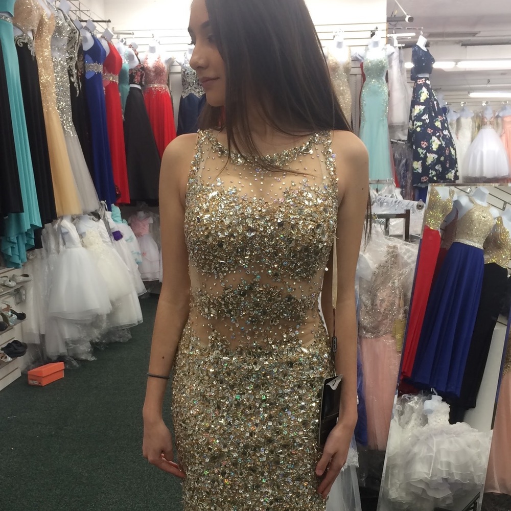 Sequence Prom Dress (not Jovani, similar style)